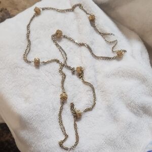 Gold Beaded Necklace